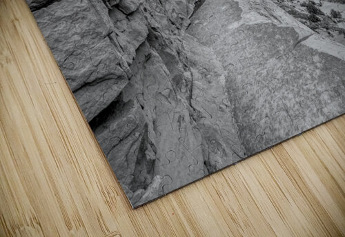 Delicate Arch Narrow Path Grayscale Jennifer White puzzle