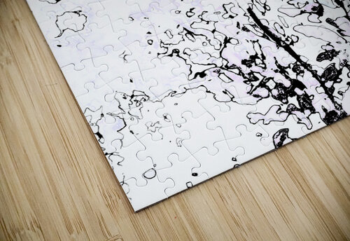 Abstract Monochrome Daisy Flower Catriona Roberts Nature Photography and Designs puzzle