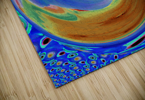 Abstract Colourful Acrylic Circles Catriona Roberts Nature Photography and Designs puzzle