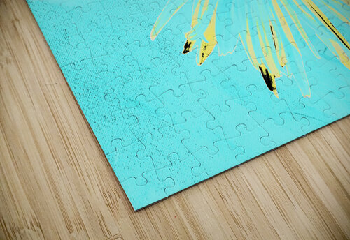 Abstract Solitary Daisy Flower on a Coloured Abstract Background Catriona Roberts Nature Photography and Designs puzzle