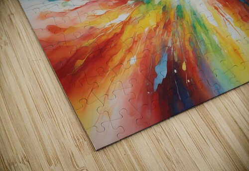 Enigmatic Flow Modern Wall Artwork puzzle
