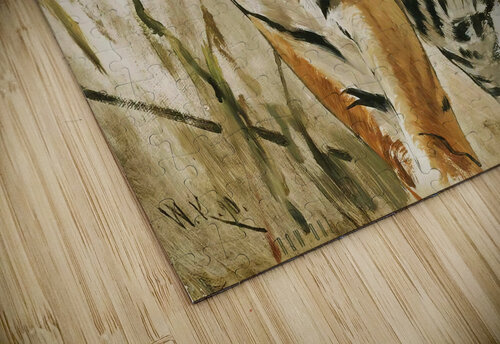 Study Of A Tiger 1890 Wilhelm Kuhnert German 1865 Row One Brand puzzle