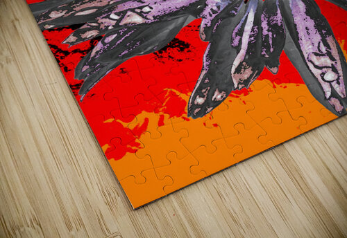 Abstract Fiery Daisy Flower Catriona Roberts Nature Photography and Designs puzzle