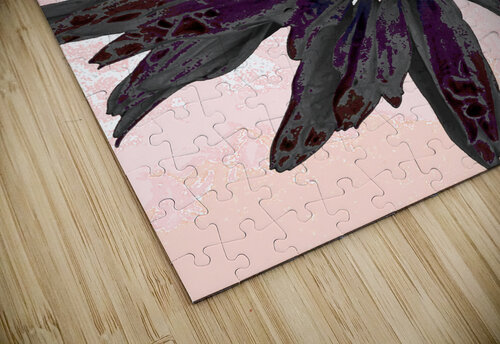 Abstract Fiery Daisy Muted Background Catriona Roberts Nature Photography and Designs puzzle