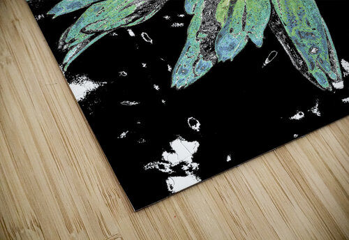 Abstract Vibrant Green and Blue Daisy Flower Catriona Roberts Nature Photography and Designs puzzle