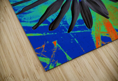 Cool Vibrant Abstract Daisy  Catriona Roberts Nature Photography and Designs puzzle