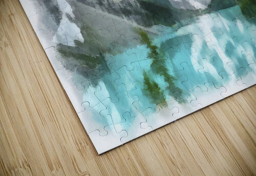 20130626 Imaginary Waters 0001 DAP Aquarell upsca Images By Jon Evan puzzle