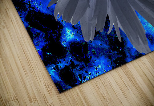 Abstract Blue Daisy Catriona Roberts Nature Photography and Designs puzzle