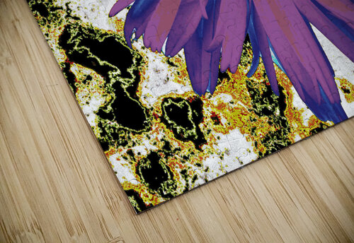 Abstract Purple Daisy Flower Catriona Roberts Nature Photography and Designs puzzle