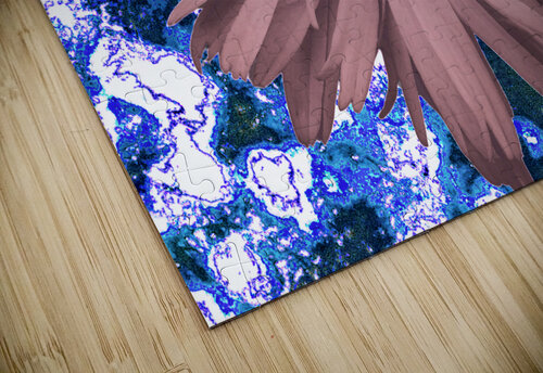 Abstract Pink Daisy Catriona Roberts Nature Photography and Designs puzzle