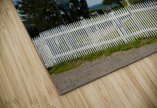 Old Picket Fence By East Chop Light on Marthas Vineyard Island in Massachusetts Allan Wood puzzle