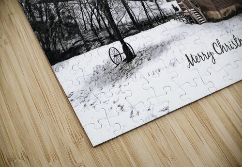 Merry Christmas from the Big Otter Mill Norma Brandsberg Photography puzzle