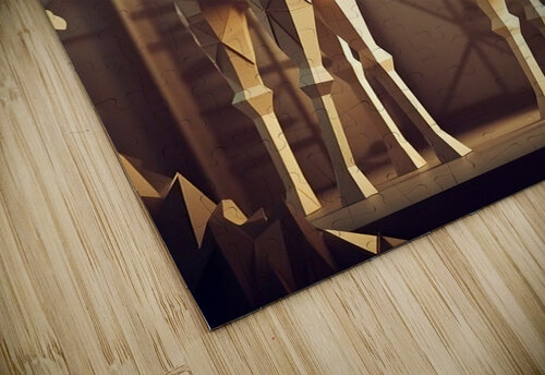 Giraffe Low Poly Art Wall Decor  bytecreative puzzle