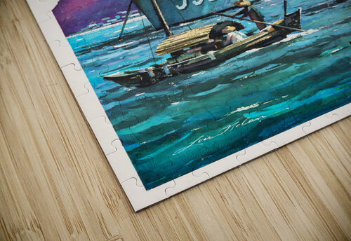 Navy Travel Poster Vintage Poster Prints puzzle