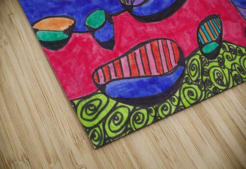 Abstract Bold Neurographic Art Catriona Roberts Nature Photography and Designs puzzle