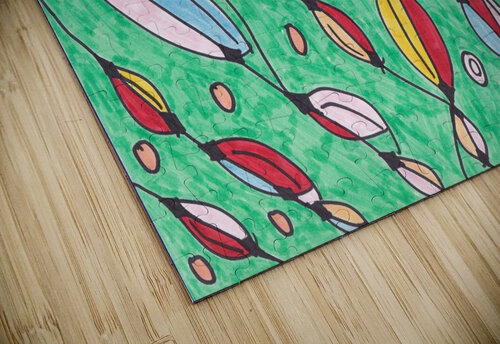 Abstract Bright Neurographic Art  Catriona Roberts Nature Photography and Designs puzzle