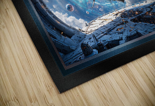 The Spacecraft Cripisin Docked at Heritan Station Awe-Inspiring AI Concept Art by Xzendor7 xzendor7 puzzle