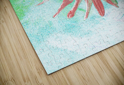 Abstract Pink Petaled Daisy Catriona Roberts Nature Photography and Designs puzzle