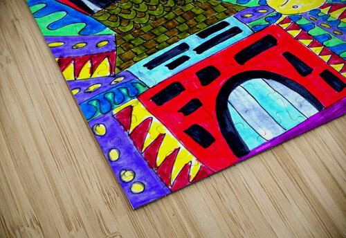 Abstract Doodle Art Chaos Catriona Roberts Nature Photography and Designs puzzle