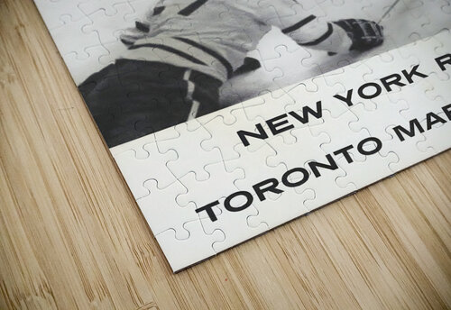 1962 new york rangers program art Row One Brand puzzle