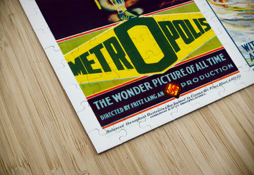 Metropolis Twin poster Vintage Poster Prints puzzle