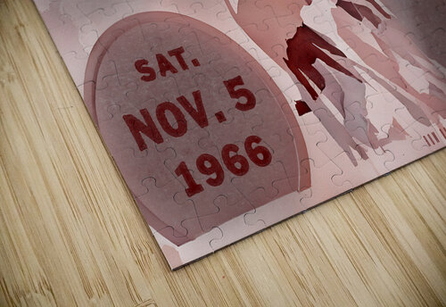 1966 Alabama Football Ticket Remix Art Row One Brand puzzle