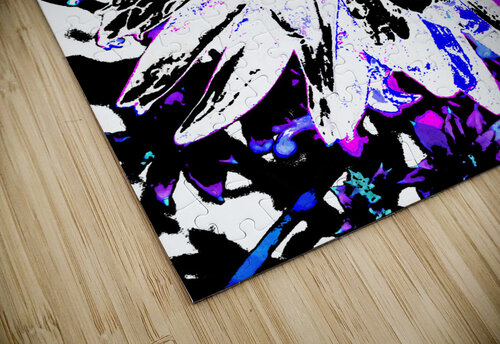 Abstract Vibrant Daisy Flower on a Psychedelic Background Catriona Roberts Nature Photography and Designs puzzle