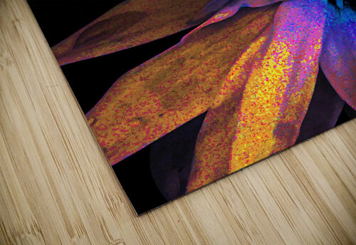 Abstract Daisy in Yellow Blue and Pink Catriona Roberts Nature Photography and Designs puzzle