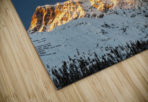 The Majestic Ortler Mountain Range in the European Alps during Beautiful Sunrise caladoart puzzle