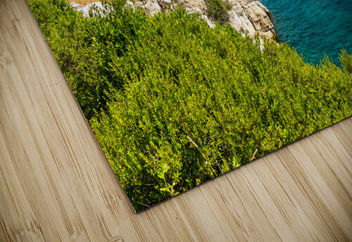 Sailing yacht leaving the beautiful harbour of Veli Losinj Croatia caladoart puzzle