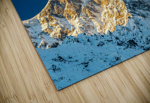 The Majestic Ortler Mountain in the European Alps in the clear morning light caladoart puzzle