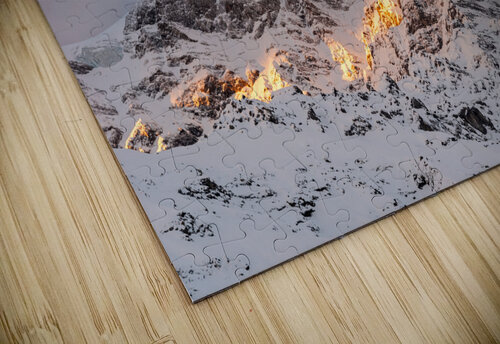 The Ortler Mountain in the European Alps at Sunrise caladoart puzzle
