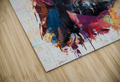 Jesus Bleeding and Wearing Crown of Thorns Travelling Light puzzle