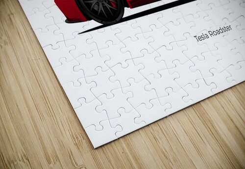 Tesla Roadster 02 Conceptual Photography puzzle