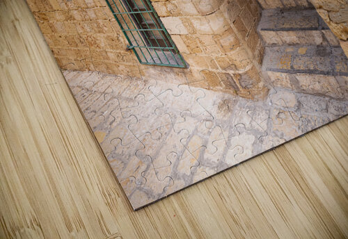 Israel Tel Aviv Namal Yafo historic Old Jaffa port with art galleries boutiques and old houses Elijah Lovkoff puzzle