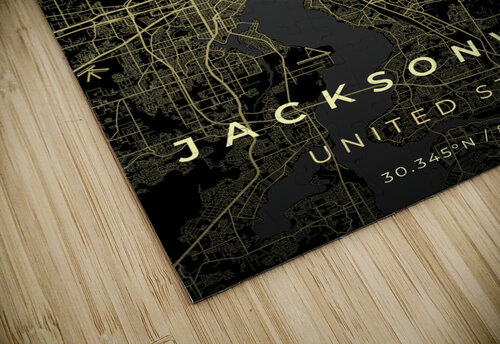 Jacksonville United States City Map Print Conceptual Photography puzzle
