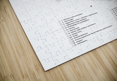 Italy Parks wb portrait Conceptual Photography puzzle