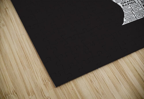 Michigan black Conceptual Photography puzzle