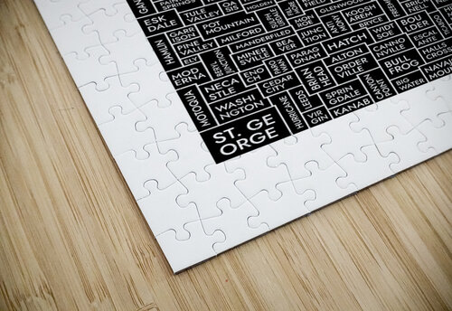 Utah white Conceptual Photography puzzle