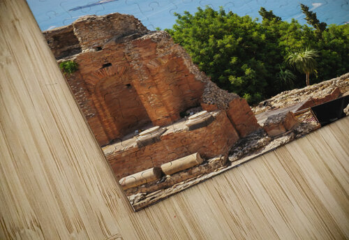 Taormina Italy Conceptual Photography puzzle