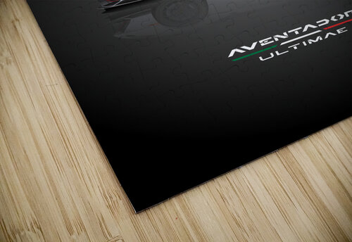 Lamborghini Aventador Ultimae Automotive Print Conceptual Photography puzzle