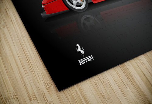 Ferrari F40 Competizione Automotive Print Conceptual Photography puzzle