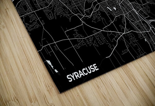 Syracuse Texas City Map Print Conceptual Photography puzzle