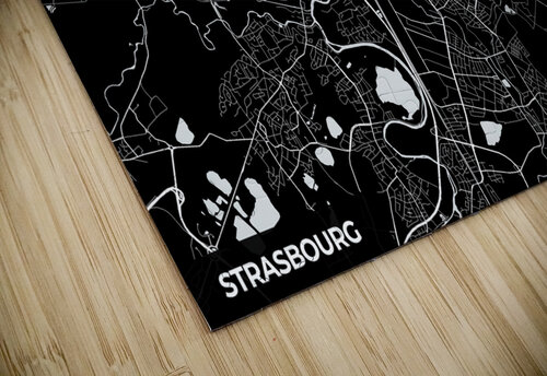 Strasbourg France City Map Print Conceptual Photography puzzle