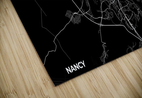 Nancy France City Map Print Conceptual Photography puzzle