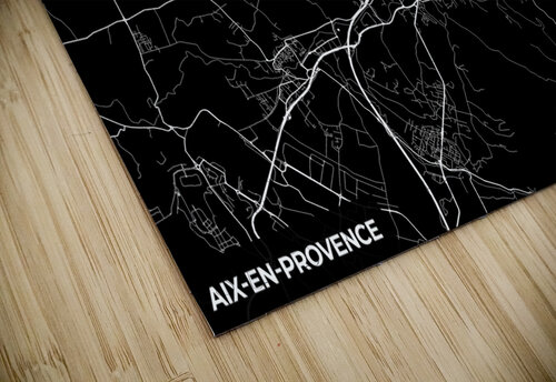 Aix en Provence France City Map Print Conceptual Photography puzzle