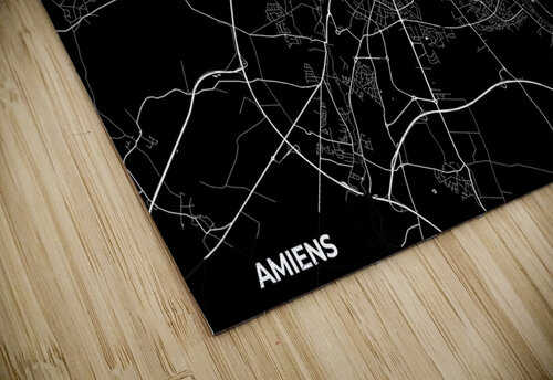Amiens France City Map Print Conceptual Photography puzzle