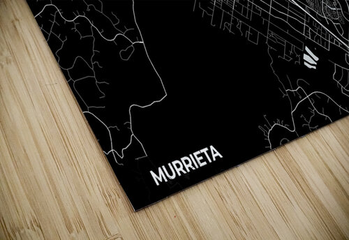 Murrieta California City Map Print Conceptual Photography puzzle