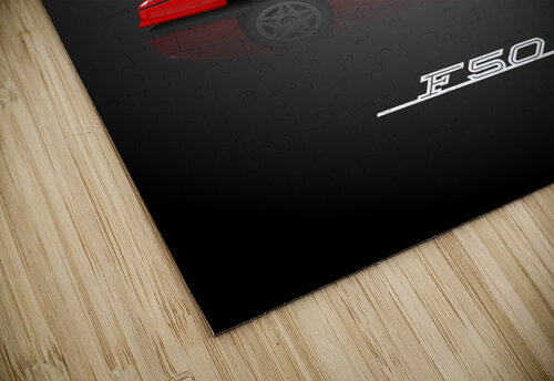 Ferrari F50 Automotive Print Conceptual Photography puzzle