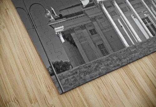 Neoclassical Cathedral in Helsinki Finland B&W Gods Eye Candy puzzle